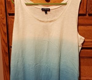 Blue ombre tank top